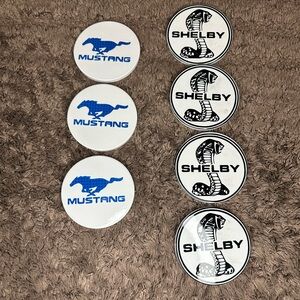 Mustang and Shelby Car Coasters Set